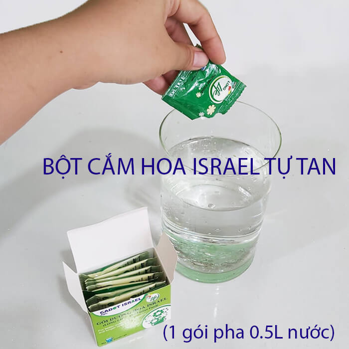 Bột cắm hoa hồng Israel tự tan gói 5gr